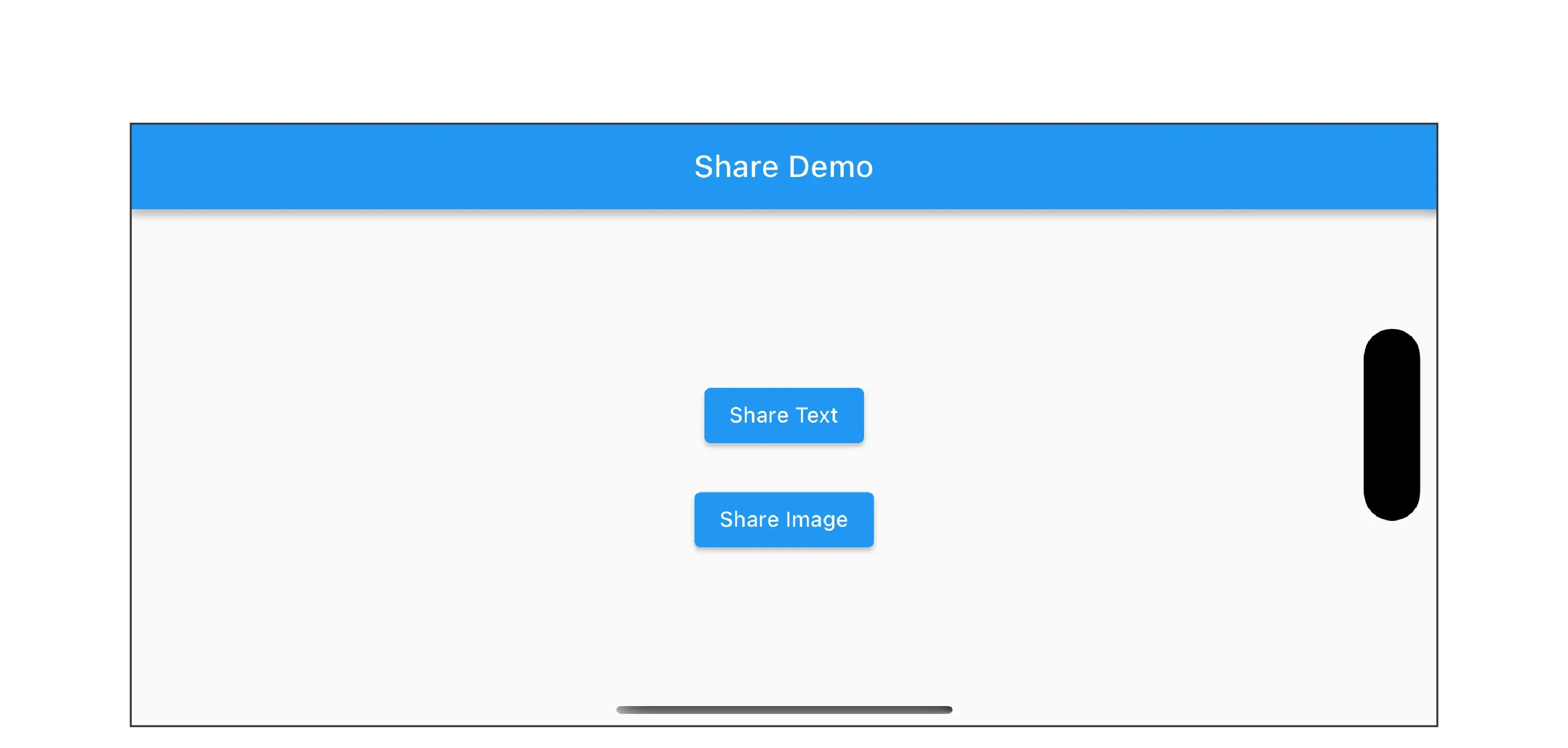 output demo app